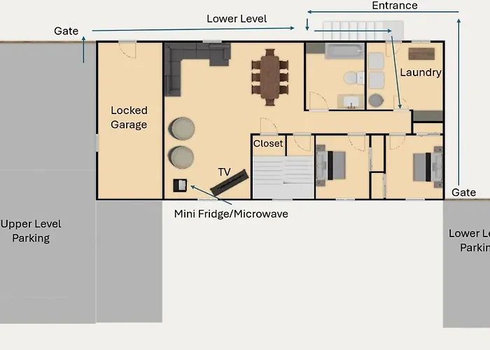 Hot Tub, 2 Bedroom, Kitchen, Washer-dryer, Lower Holiday home *